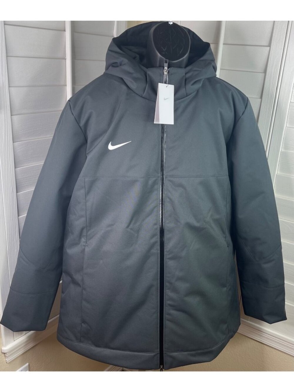 Nike 550 Duck Down Dark Gray Parka/Coat w/Hood DJ6526-060 - Men’s Size XL - NWT